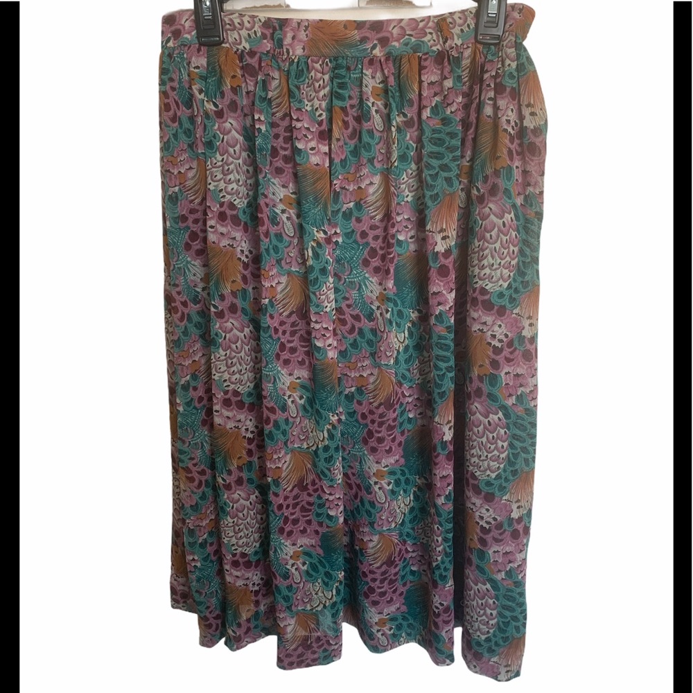 Vintage Campus Casuals Multi-color Skirt Size 9